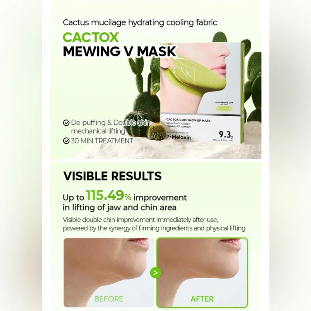 Dr. Melaxin Cactox Cooling V-Up Mask